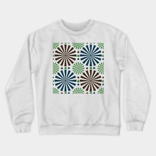 Retro 60s Pattern Crewneck Sweatshirt